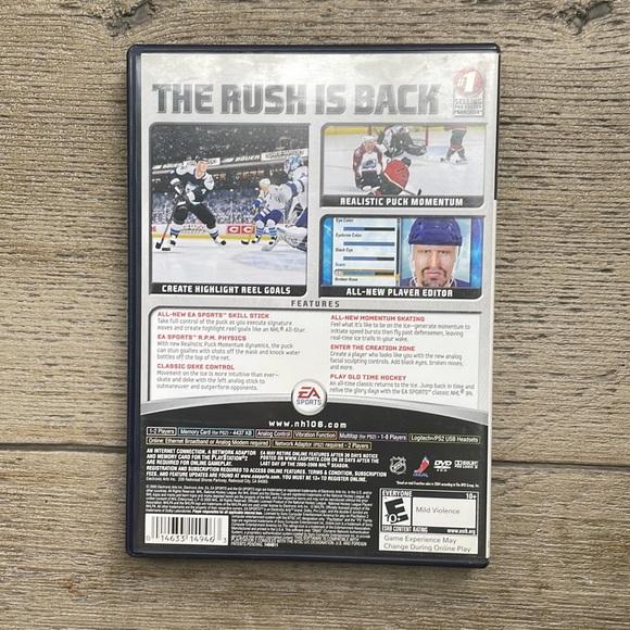 🥅 Playstation 2 NHL 06 PS2 Video Game Sports Hockey 🏒 - Picture 2 of 3